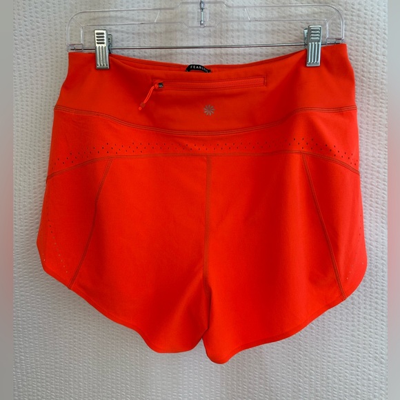 Athleta Allyson Felix Run With It Women’s Orange Shorts Size: Small - Picture 2 of 10